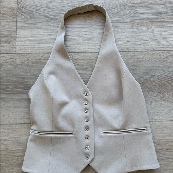 Favorite Daughter Tops - Favorite Daughter Beige Halter Top